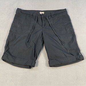 Mossimo Supply Co. Women’s Black/Dark Gray Cargo Shorts, size 11